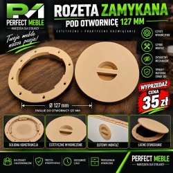 Rozeta rewizyjna 127mm