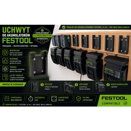 Uchwyt do akumulatorów Festool