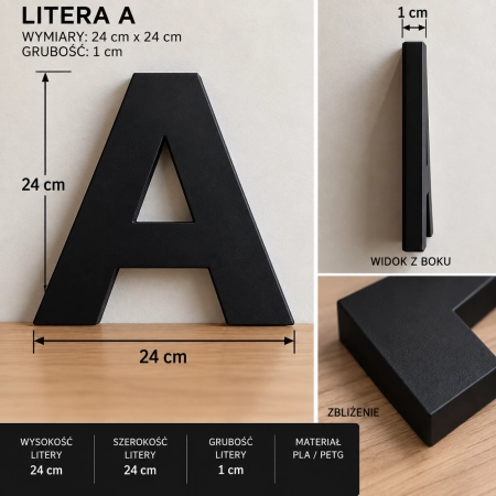 Litery 3D