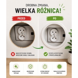 Rozeta maskująca różne średnice