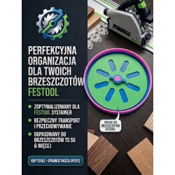Pudełko na Tarcze do Zagłębiarki średnica 170 mm