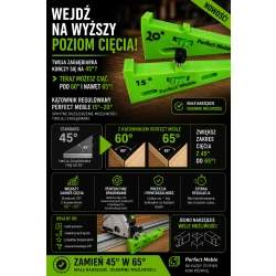 Klin 15° do szyny Festool – Cięcie 60° zamiast 45°,