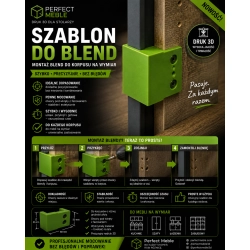 Szablon do mocowania blend